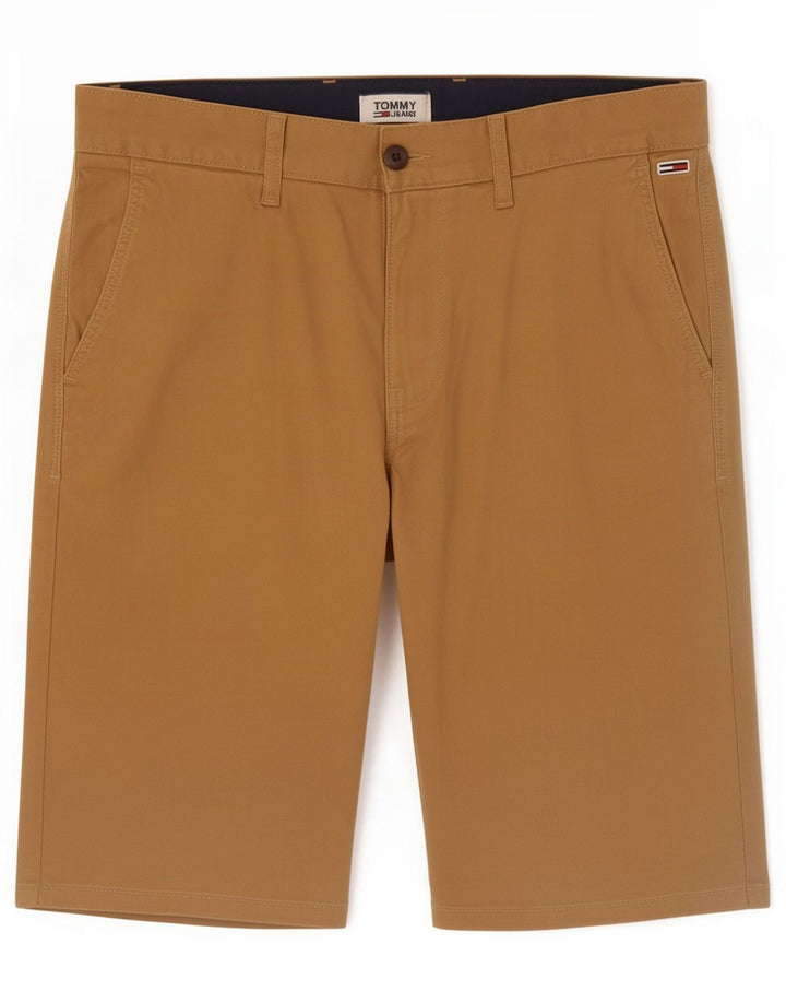 Tommy Hilfiger Herre Chino Shorts Medium W32 Brun Bomuld