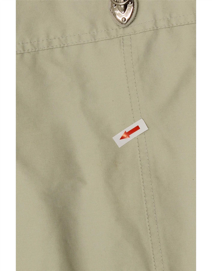 Piero Guidi Kvinder Utility Jacket UK 12 Medium Beige Nylon