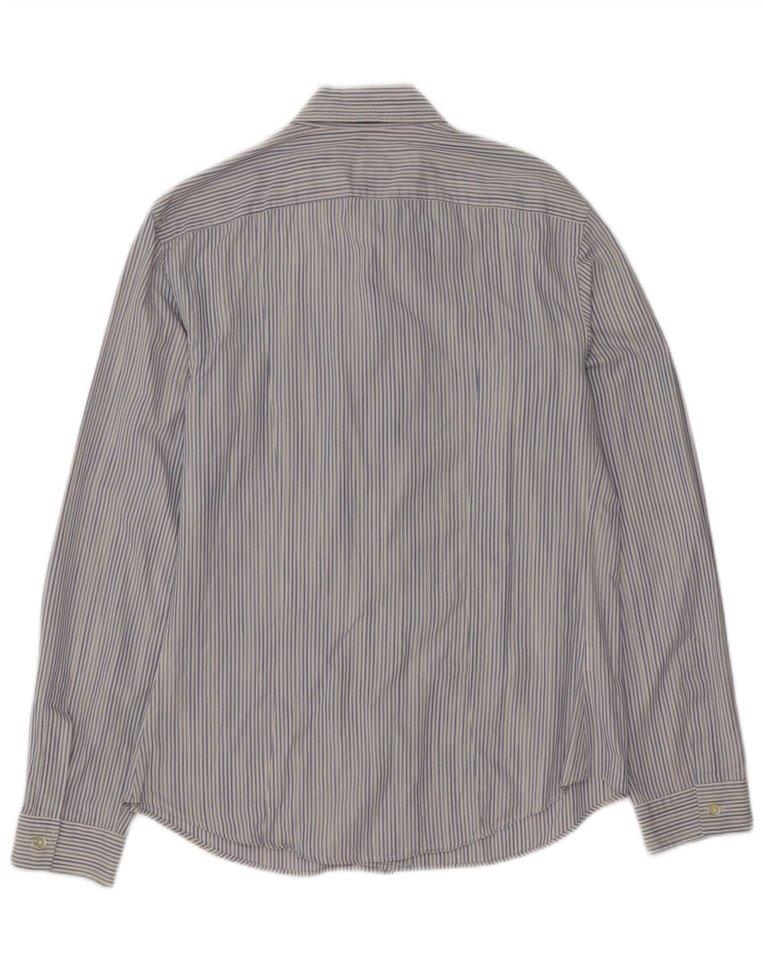ARMANI JEANS Herreskjorte XL Blåstribet bomuld