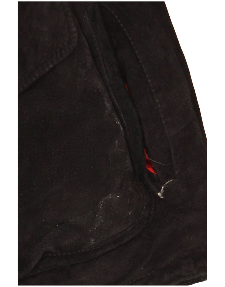 DINO' Z Dame Oversized Hooded Windbreaker Coat UK 14 Medium Black