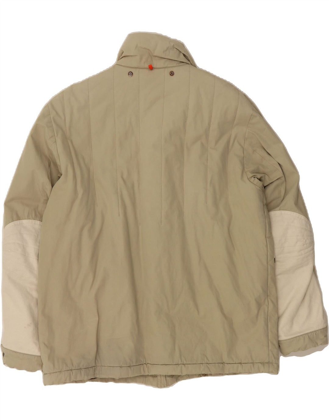 HUGO BOSS Mens Windbreaker Jacket IT 52 XL Beige Colourblock Vintage Hugo Boss and Second-Hand Hugo Boss from Messina Hembry 