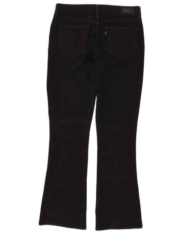 Levi's Dame Bootcut Jeans US 10 Large W32 L31 Black Bomuld
