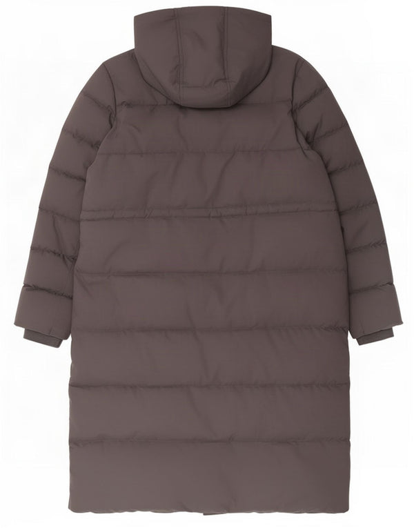 Mountain Warehouse Dame Hætte Polstret Frakke UK 18 XL Grå Polyester