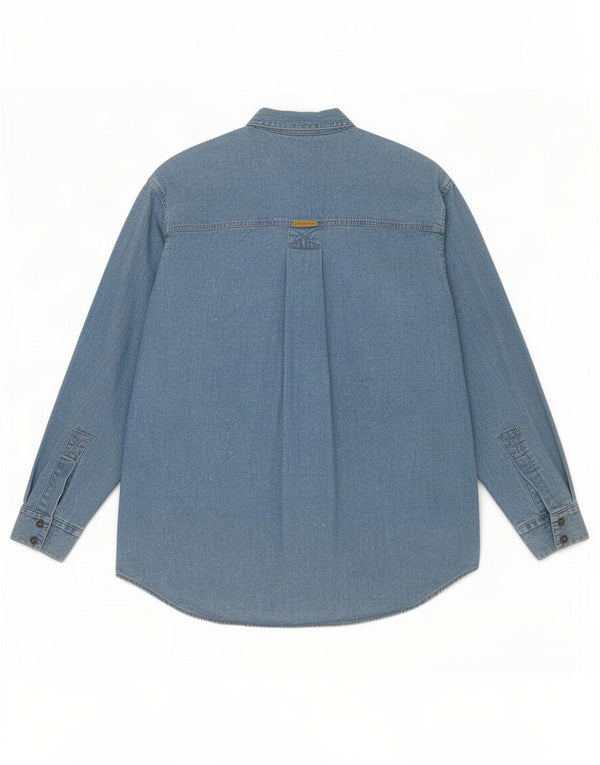 Edwin Herre Denim Shirt XL Blå Bomuld