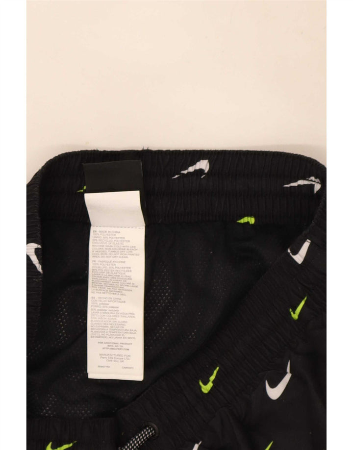 Nike Herre grafiske sportsshorts Små sorte polyester