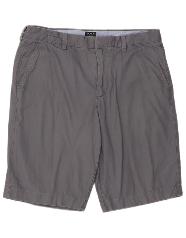J. CREW Herre Rivington Chino Shorts W34 Large Grå Bomuld
