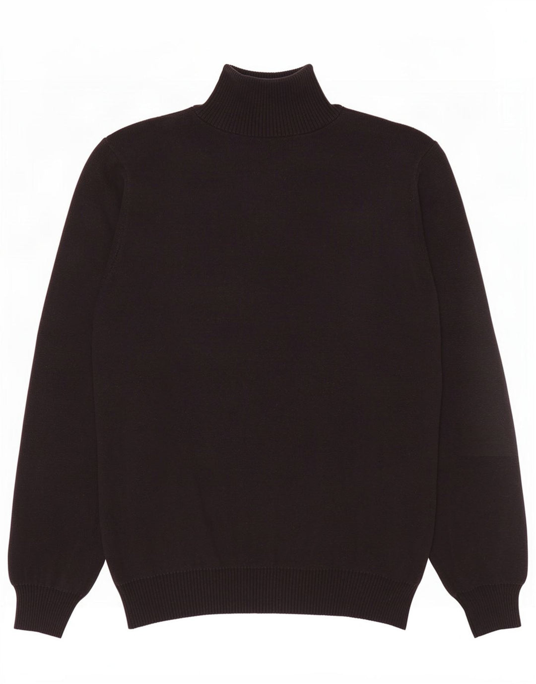 U.S. Polo Assn. Herre lynlås-hals sweater Medium Sort Colourblock