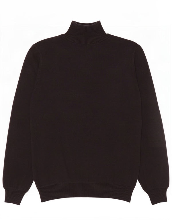 U.S. Polo Assn. Herre lynlås-hals sweater Medium Sort Colourblock