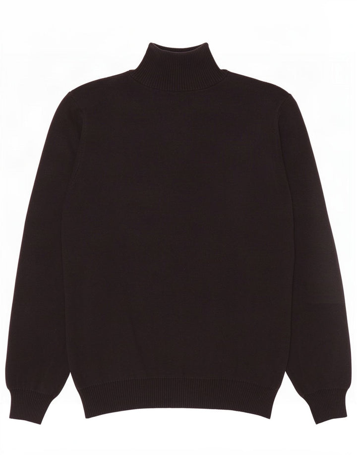 U.S. Polo Assn. Herre lynlås-hals sweater Medium Sort Colourblock
