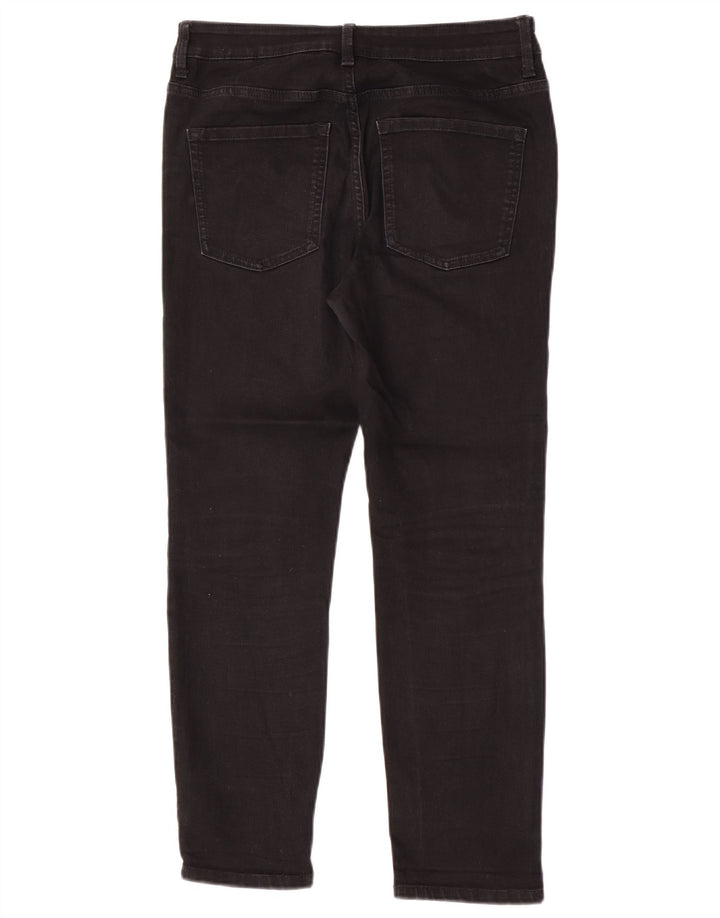 Marks & Spencer Womens The Lily Slim Jeans UK 12 Medium W30 L27 Black