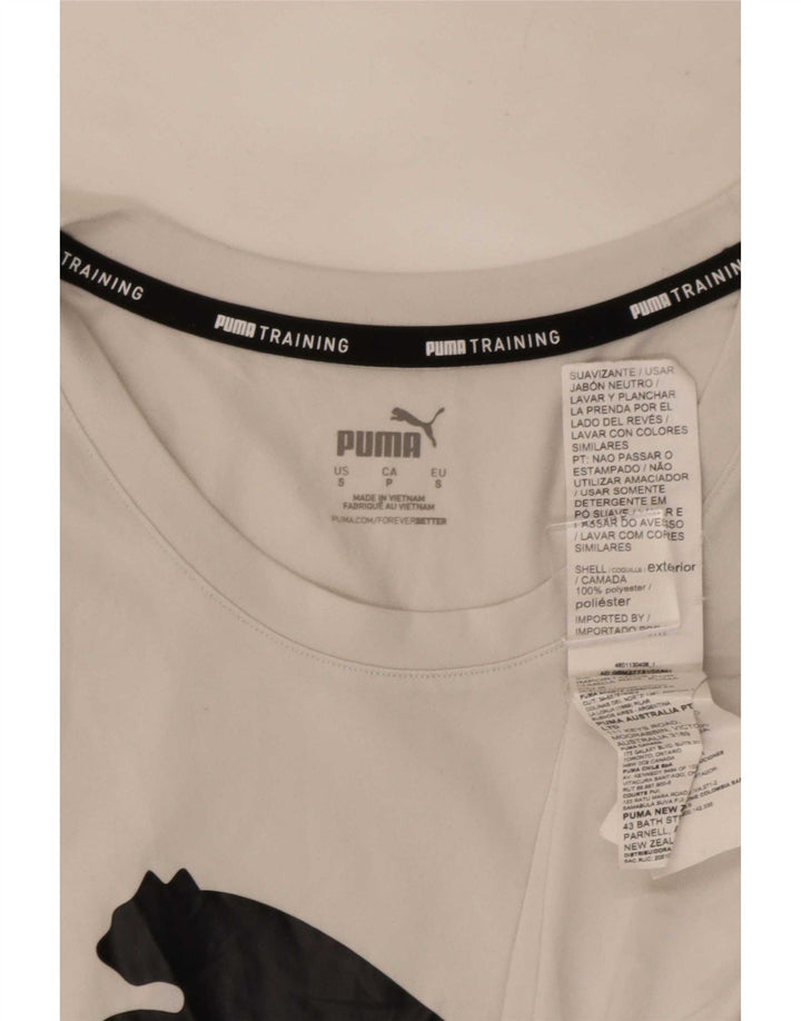 Puma Herre Grafisk Vest Top Lille Hvid Polyester
