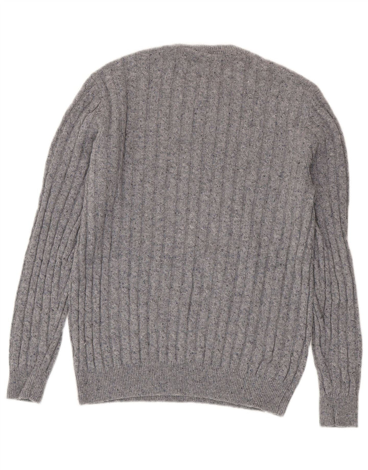 Jack Wills Herre Crew Neck Jumper Sweater Stor grå uld