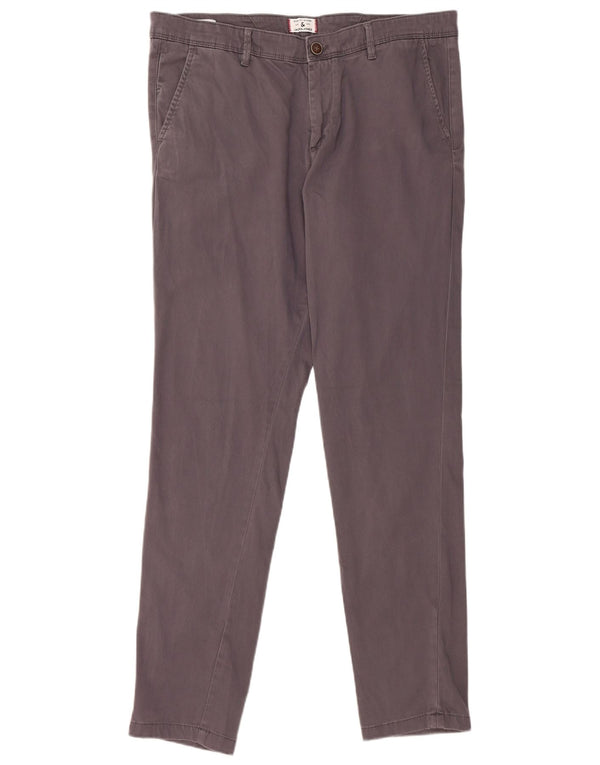 Jack & Jones Herre Slim Chino Bukser W34 L32 Marineblå Bomuld