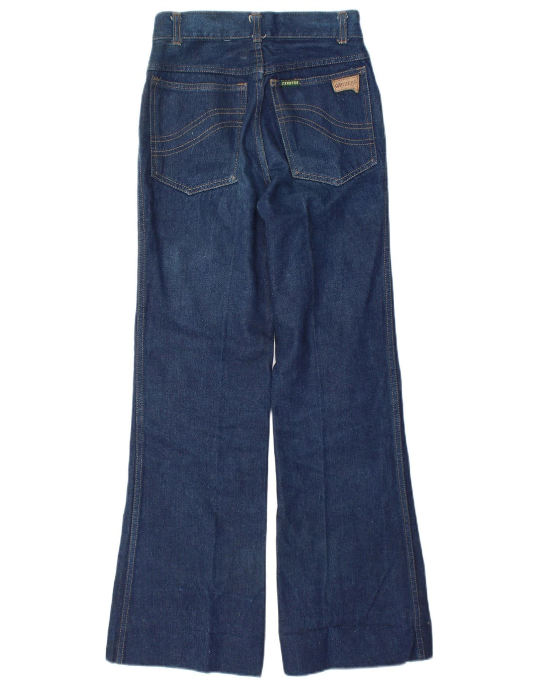 Carrera Dame Jeans med brede ben IT 42 Medium W28 L29 Blå Bomuld