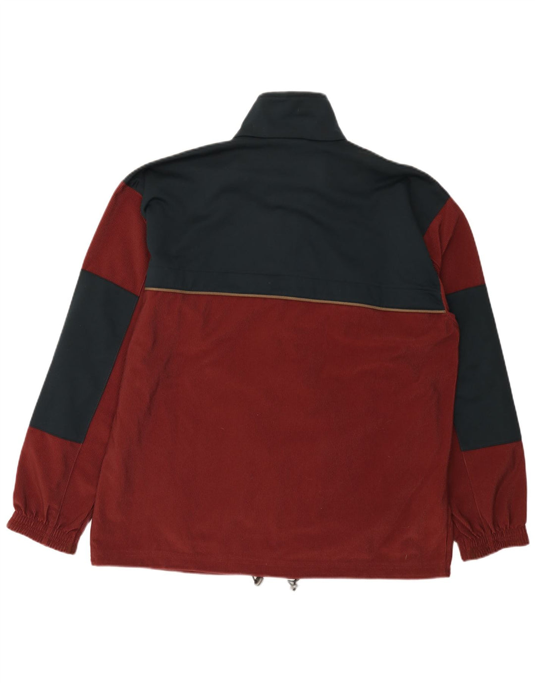 Diadora Træningsdragt til mænd Top jakke UK 42 Stor Rød Colourblock Polyester