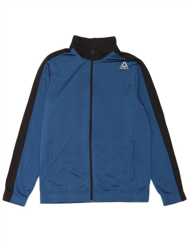 Reebok Træningsdragt til mænd Topjakke Medium Blue Colourblock Polyester