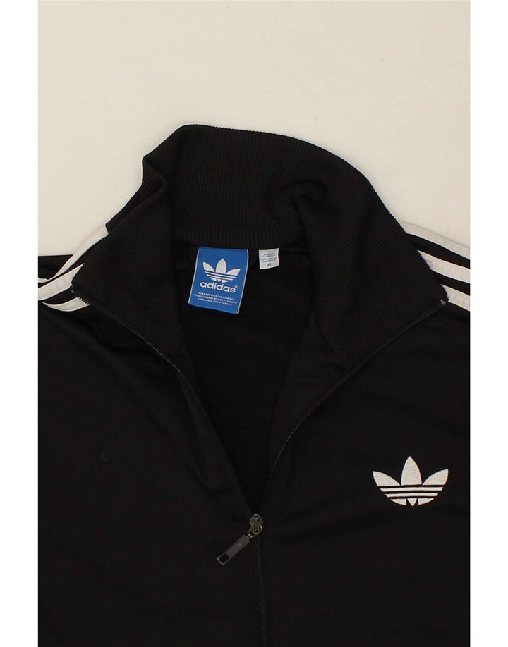 ADIDAS Grafisk træningsdragt til mænd, topjakke XL sort polyester