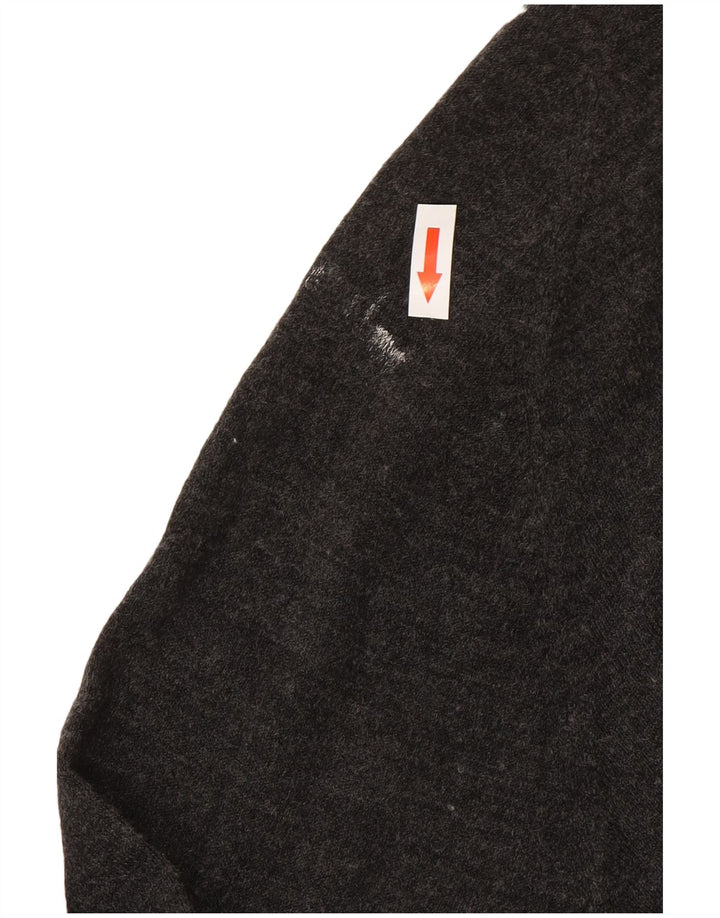 Marks & Spencer Herre sweater med rund hals, mellemgrå akryl