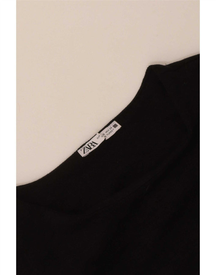 Zara Damevest Top UK 10 Lille Sort