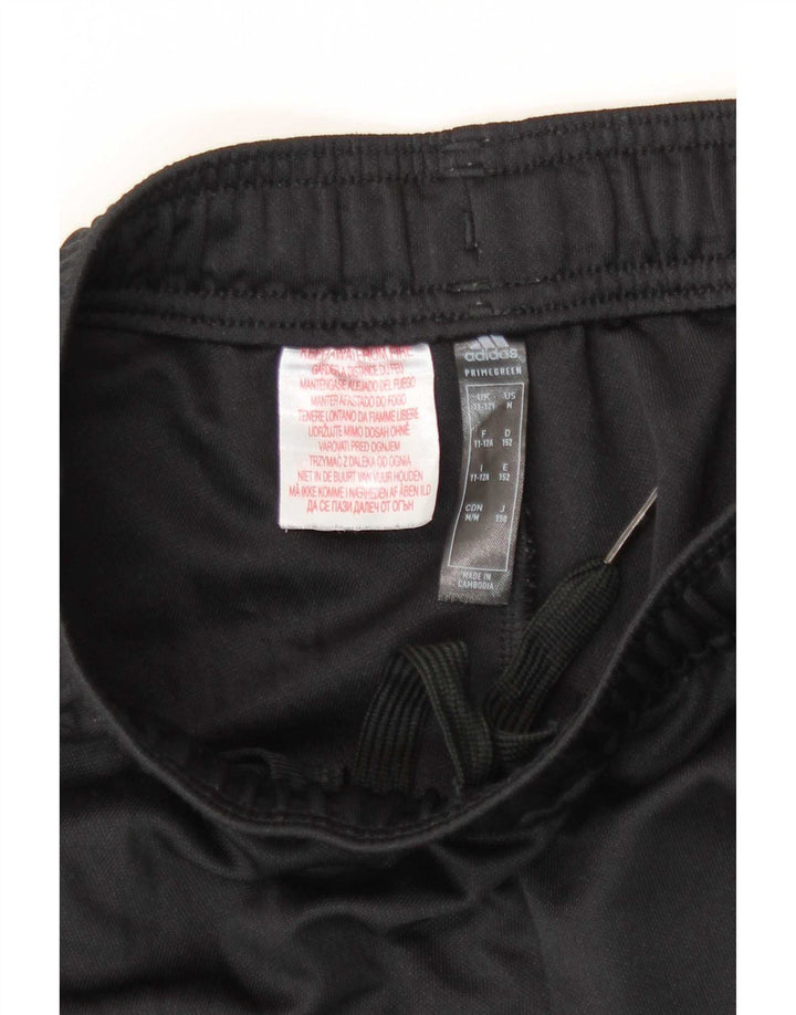 Adidas Boys Aeroready Tracksuit Bukser 11-12 år Sort Polyester