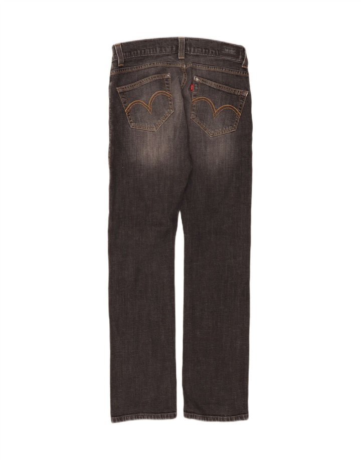 LEVI'S Womens Straight Jeans US 5 Medium W28 L31 Grey Cotton Vintage Levi's and Second-Hand Levi's from Messina Hembry 