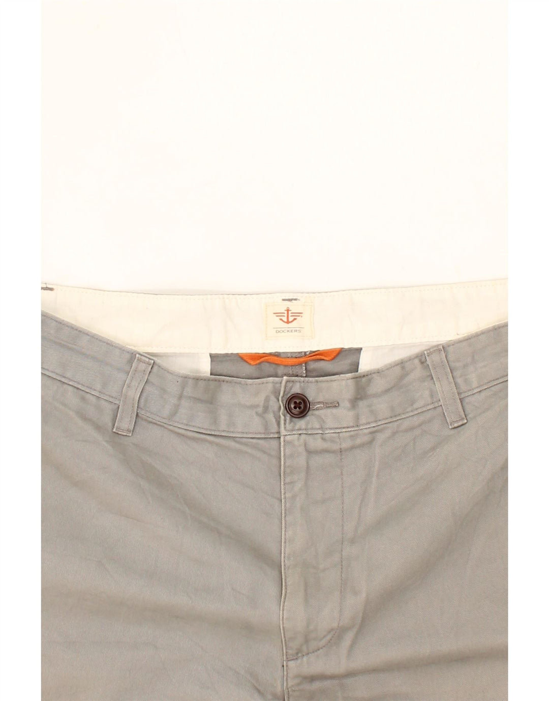 DOCKERS Mens Chino Shorts W34 Large Grey Cotton Vintage Dockers and Second-Hand Dockers from Messina Hembry 