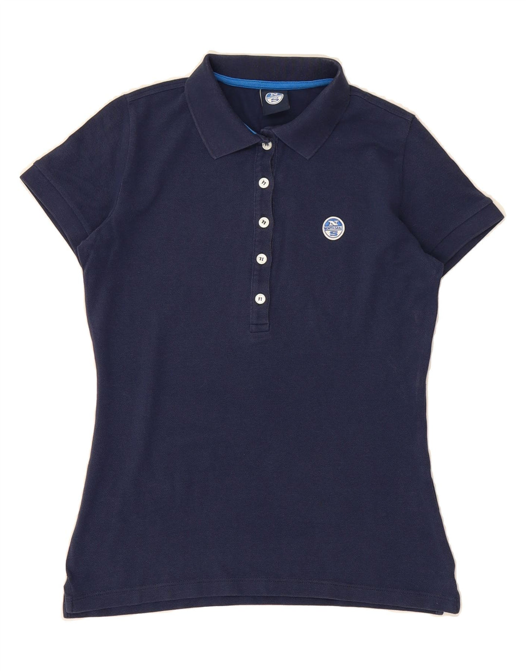 NORTH SAILS Womens Polo Shirt UK 2 2XS Navy Blue Vintage North Sails and Second-Hand North Sails from Messina Hembry 