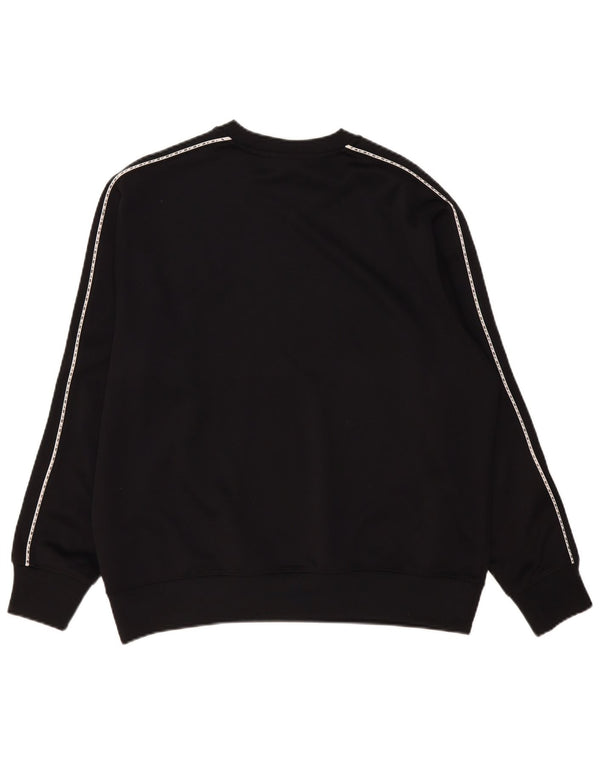 Nike grafisk sweatshirt til mænd, stor sort polyester