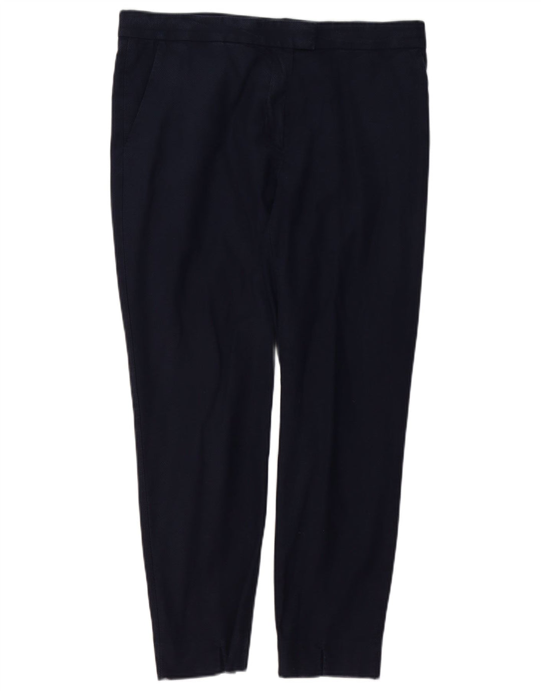 COS Dame Slim Fit Suit Bukser EU 42 Large W34 L27 Marineblå Bomuld