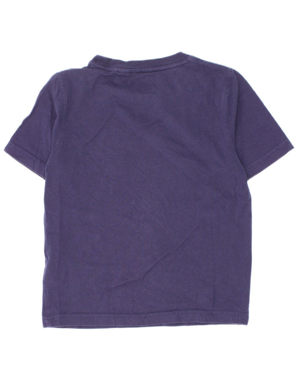 Timberland drenge grafisk t-shirt top 4-5 år marineblå bomuld