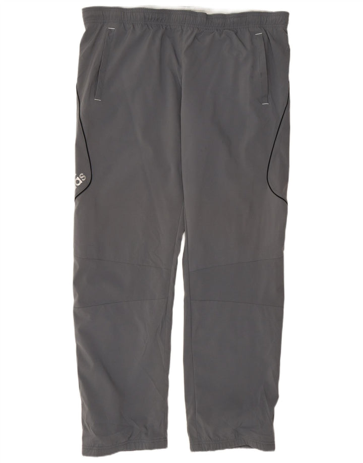 ADIDAS Grafisk træningsdragt bukser til mænd Stor grå polyester