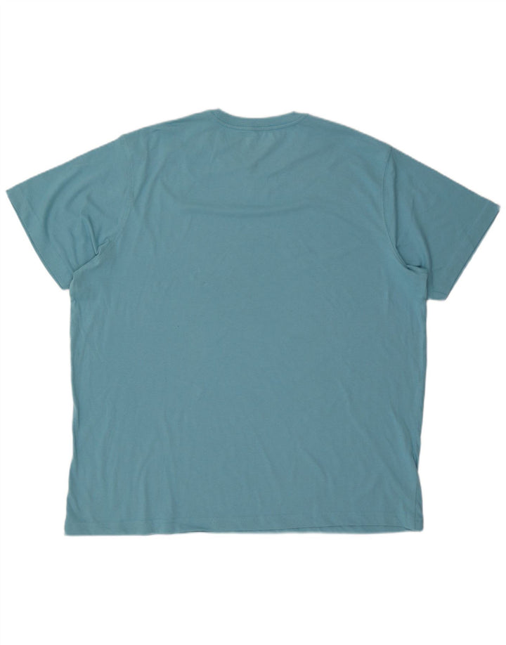 EDDIE BAUER Herre T-Shirt Top 2XL Blå Bomuld