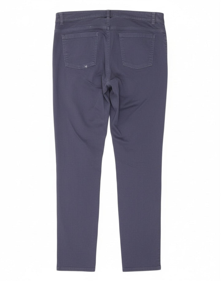MAX & CO. Womens Slim Casual Trousers W31 L29 Navy Blue