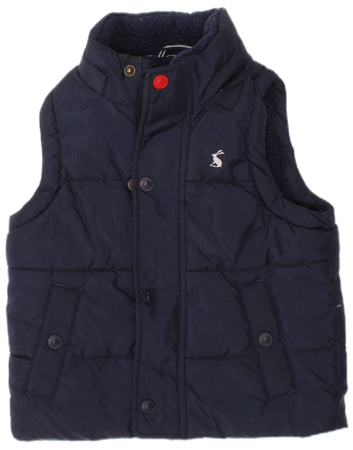 JOULES Baby Boys Polstret Gilet 18-24 måneder Navy Blue Polyester