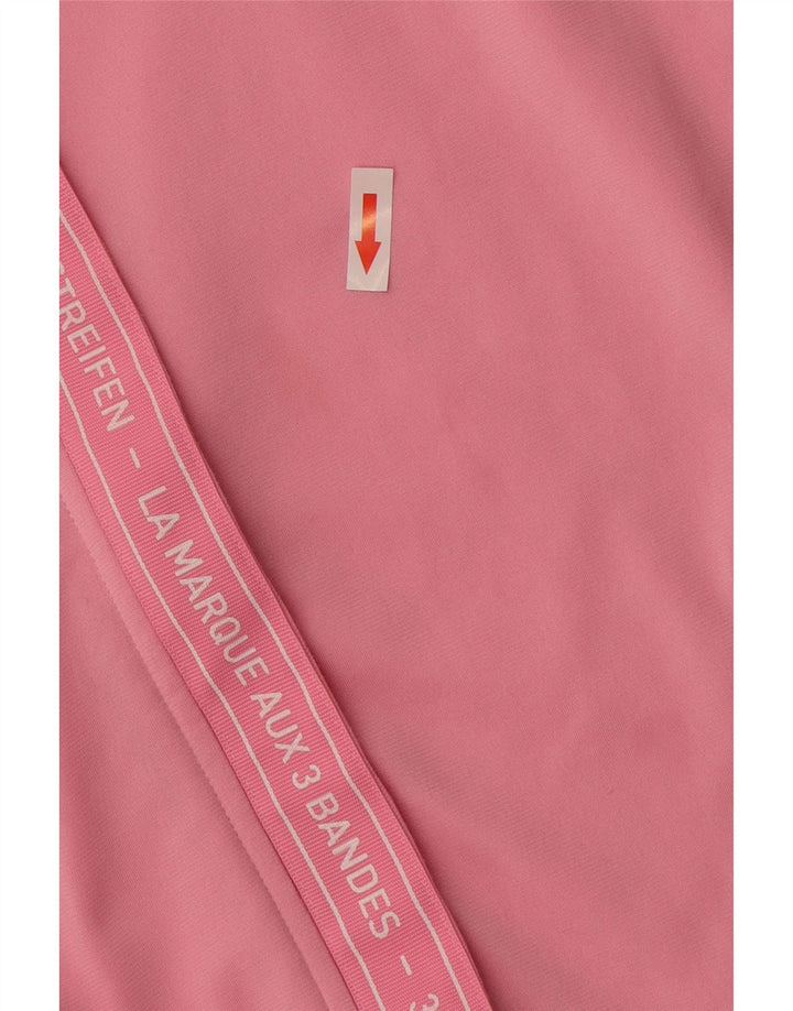 Adidas piger grafisk træningsdragt topjakke 11-12 år Pink Polyester