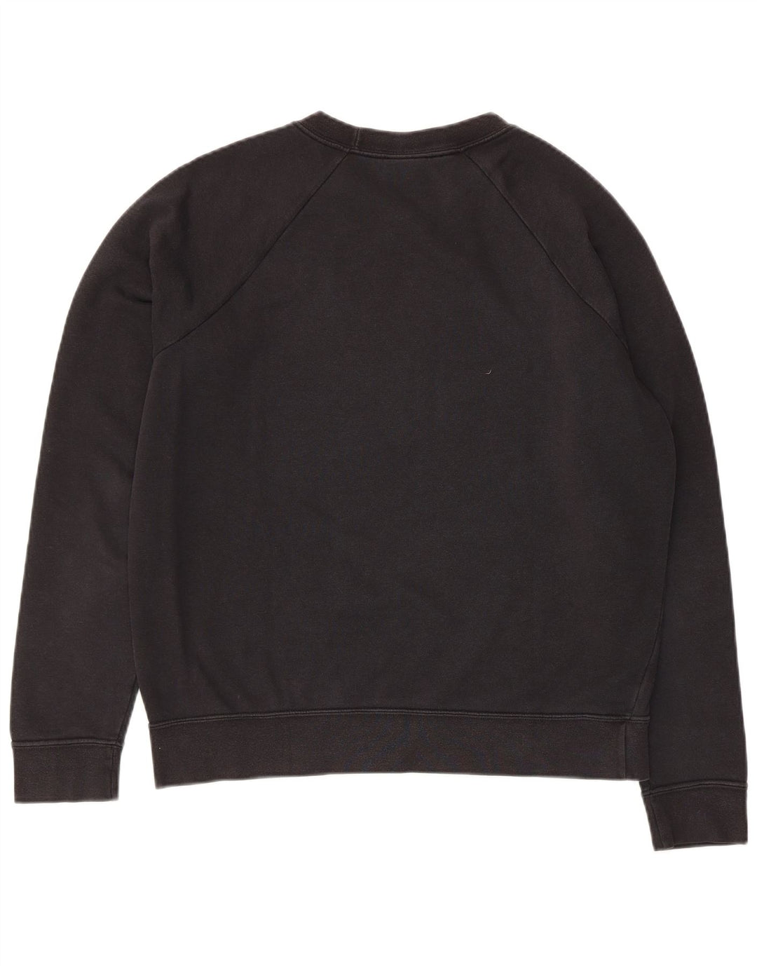 Nike Dame Grafisk Sweatshirt Jumper UK 14 Medium Sort Bomuld