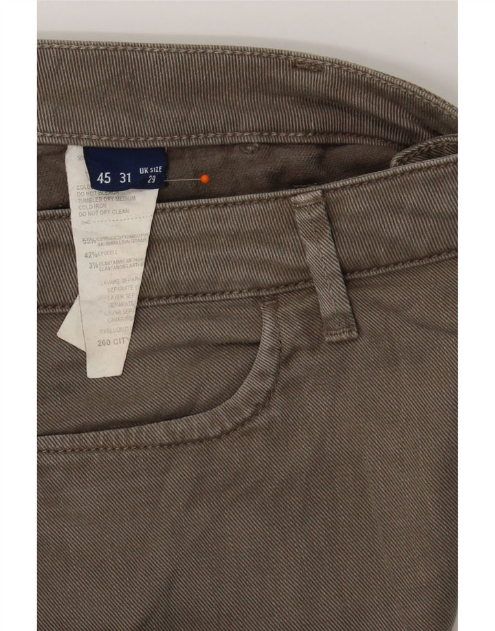 TRUSSARDI Womens Slim Jeans W29 L32 Grey Cotton Vintage Trussardi and Second-Hand Trussardi from Messina Hembry 