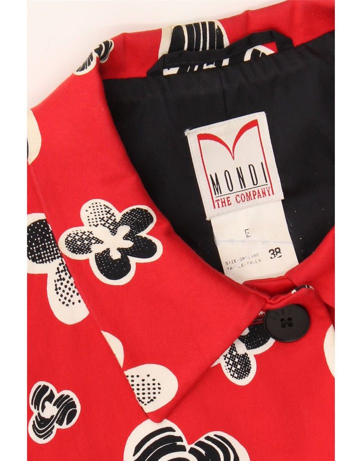 Mondi Herre 4-knaps blazerjakke EU 38 Medium Red Floral