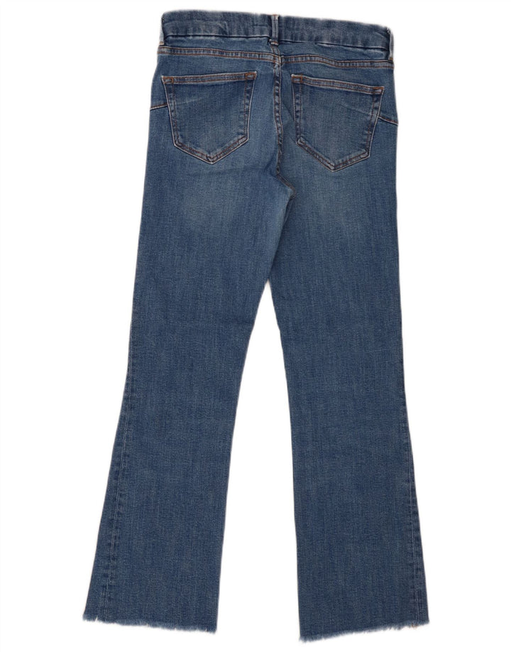 Zara Dame Flared Jeans EU 38 Small W28 L27 Blå