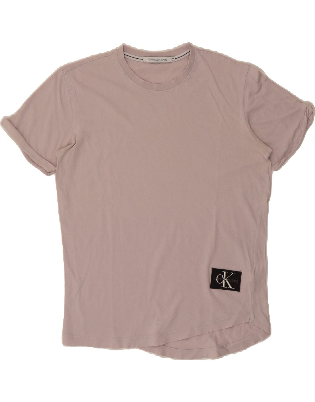 CALVIN KLEIN JEANS Mens T-Shirt Top Medium Purple Cotton Vintage Calvin Klein Jeans and Second-Hand Calvin Klein Jeans from Messina Hembry 