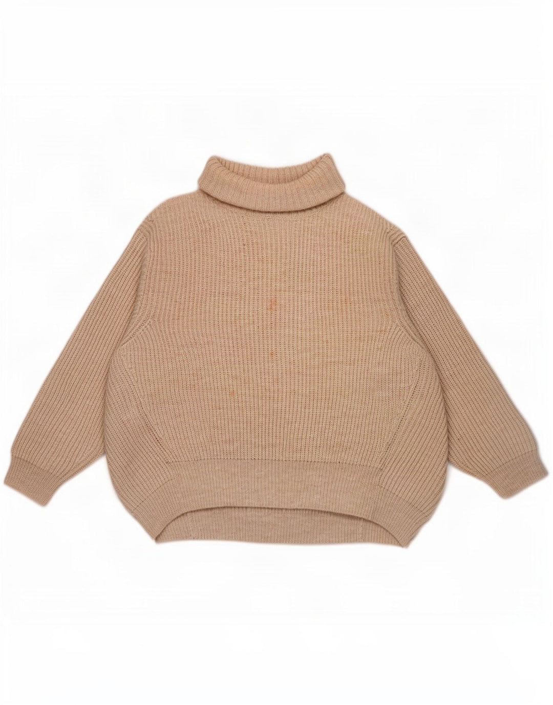 Marks & Spencer Dame Oversized Roll Neck sweater UK 16 Large Beige