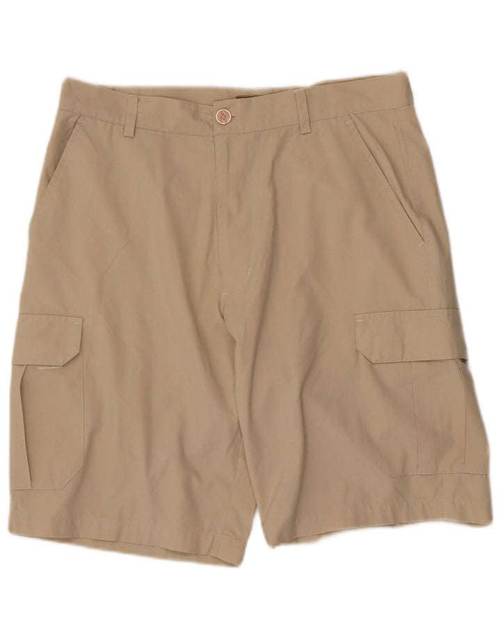 Master Herre Cargo Shorts IT 48 Medium W32 L10 Beige Polyester