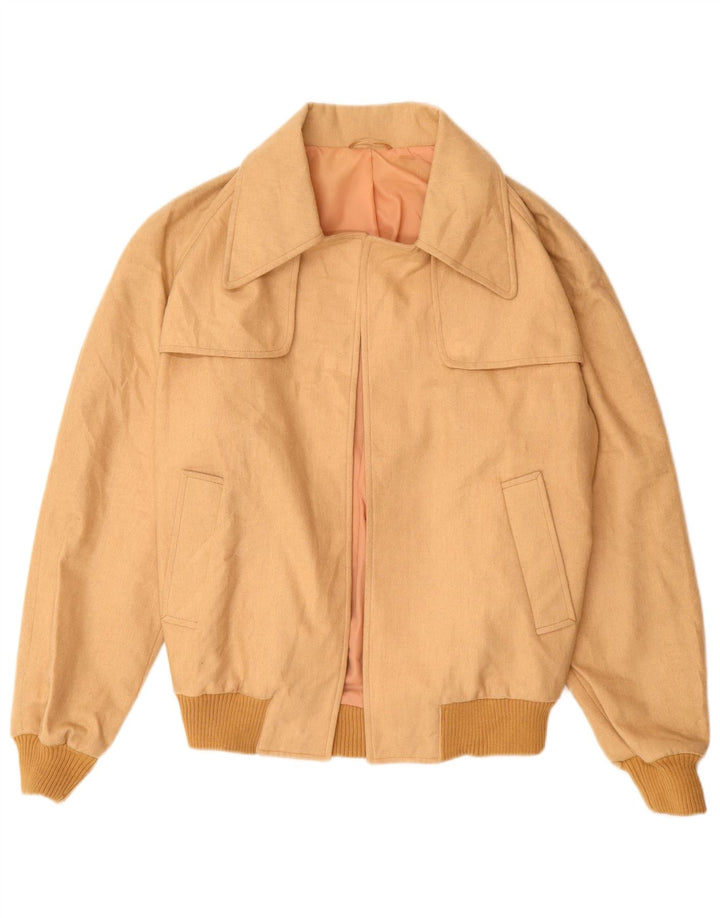 VINTAGE Dame 2-delt sæt UK 12 Medium W28 L34 Beige