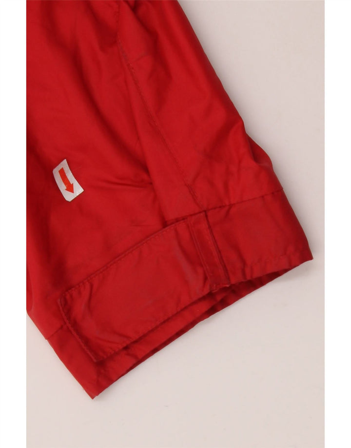 HENRY COTTONS Regnjakke med hætte til mænd IT 56 3XL Rød Polyamid