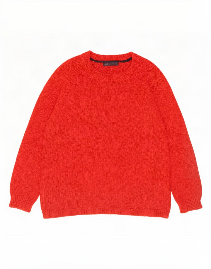Marks & Spencer Dame sweater med rund hals DK 18 XL Rød polyester
