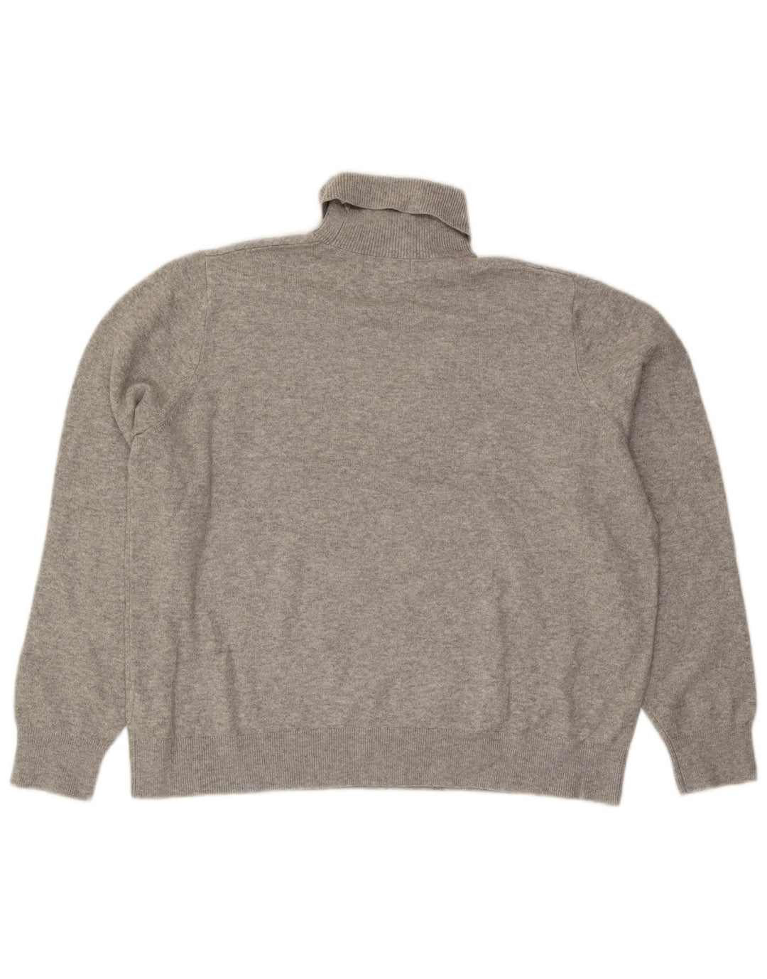 Marks & Spencer Dame Rullehals sweater UK 16 Large Grey Flecked