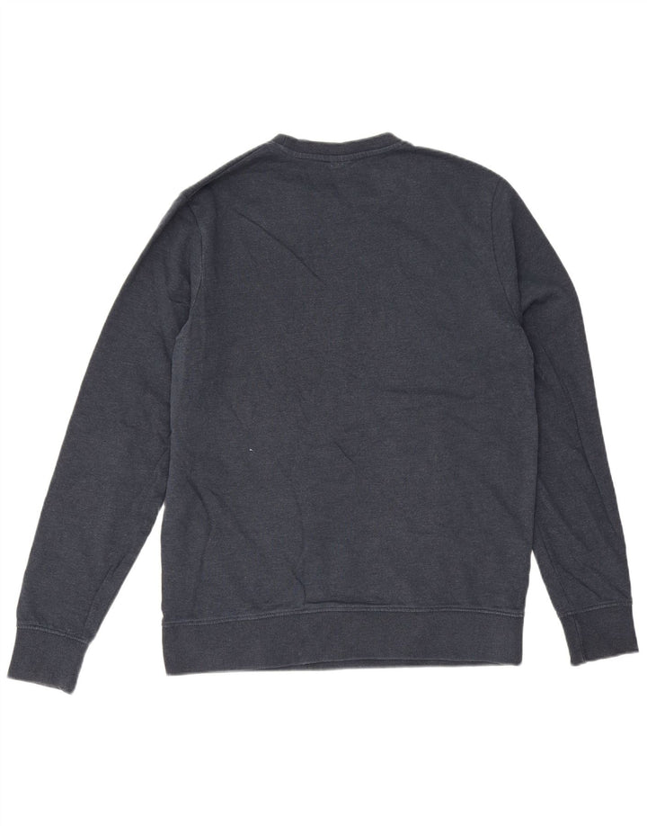 Jack & Jones grafisk sweatshirt til mænd, stor marineblå bomuld