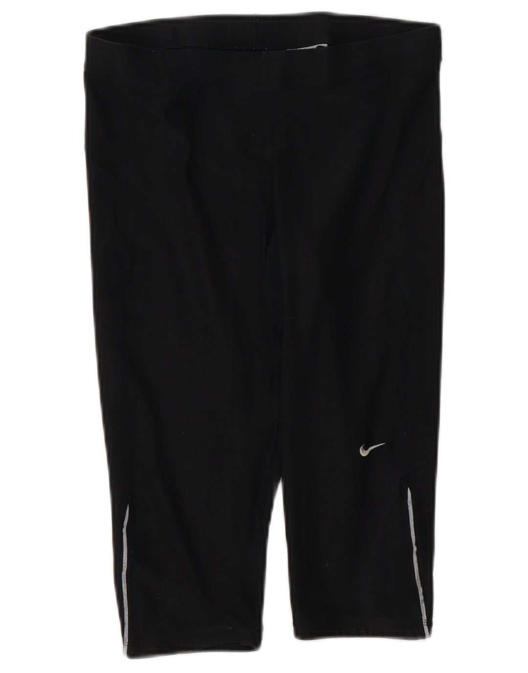Nike Dame Dri Fit Capri Træningsdragt Bukser UK 12/14 Medium Sort