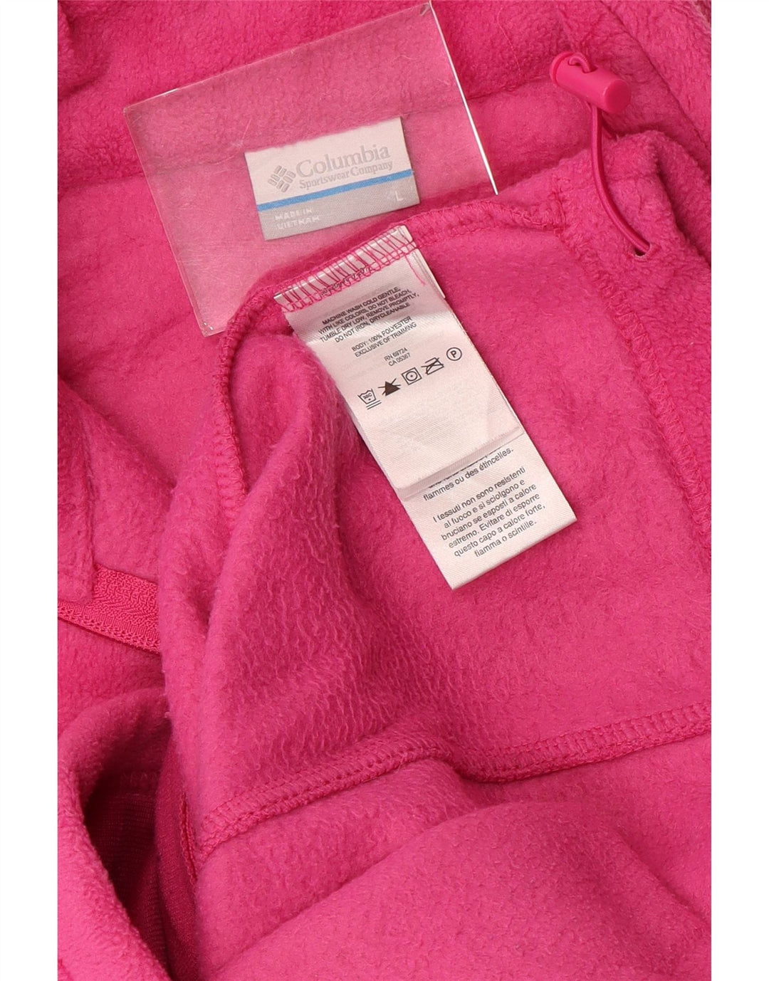 COLUMBIA Fleecejakke til kvinder UK 16 Large Pink Polyester