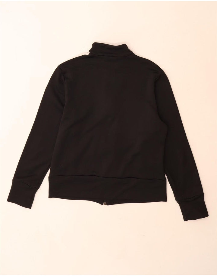 Adidas træningsdragt topjakke til kvinder UK 16 Stor sort polyester